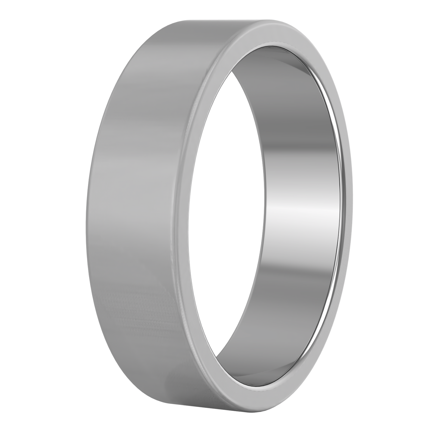 Flat Wedding Band
