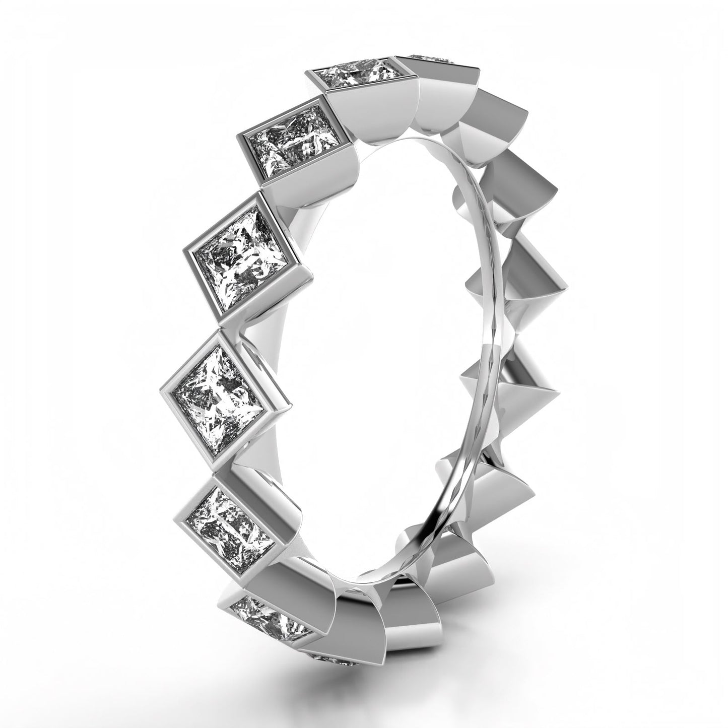 The Mingled Princesses - Set of 3 Rings - 18K / Platinum