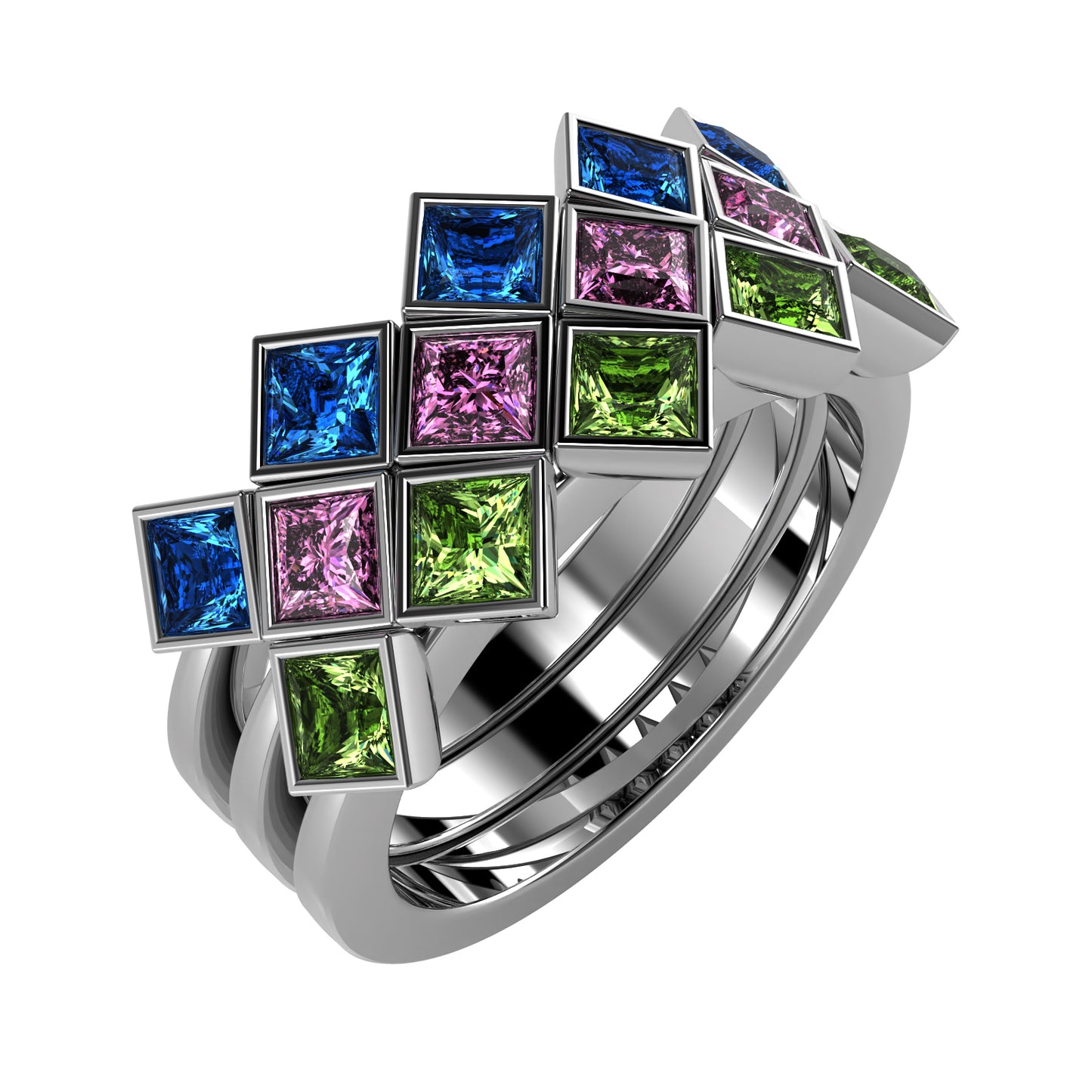 The Mingled Princesses - 18K / Platinum