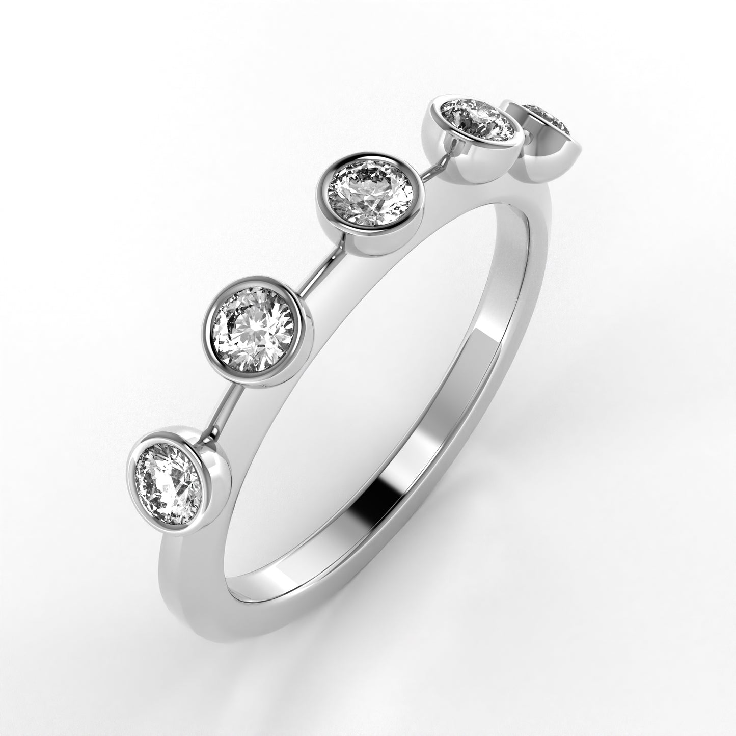 The Mingled Rounds - 18K / Platinum