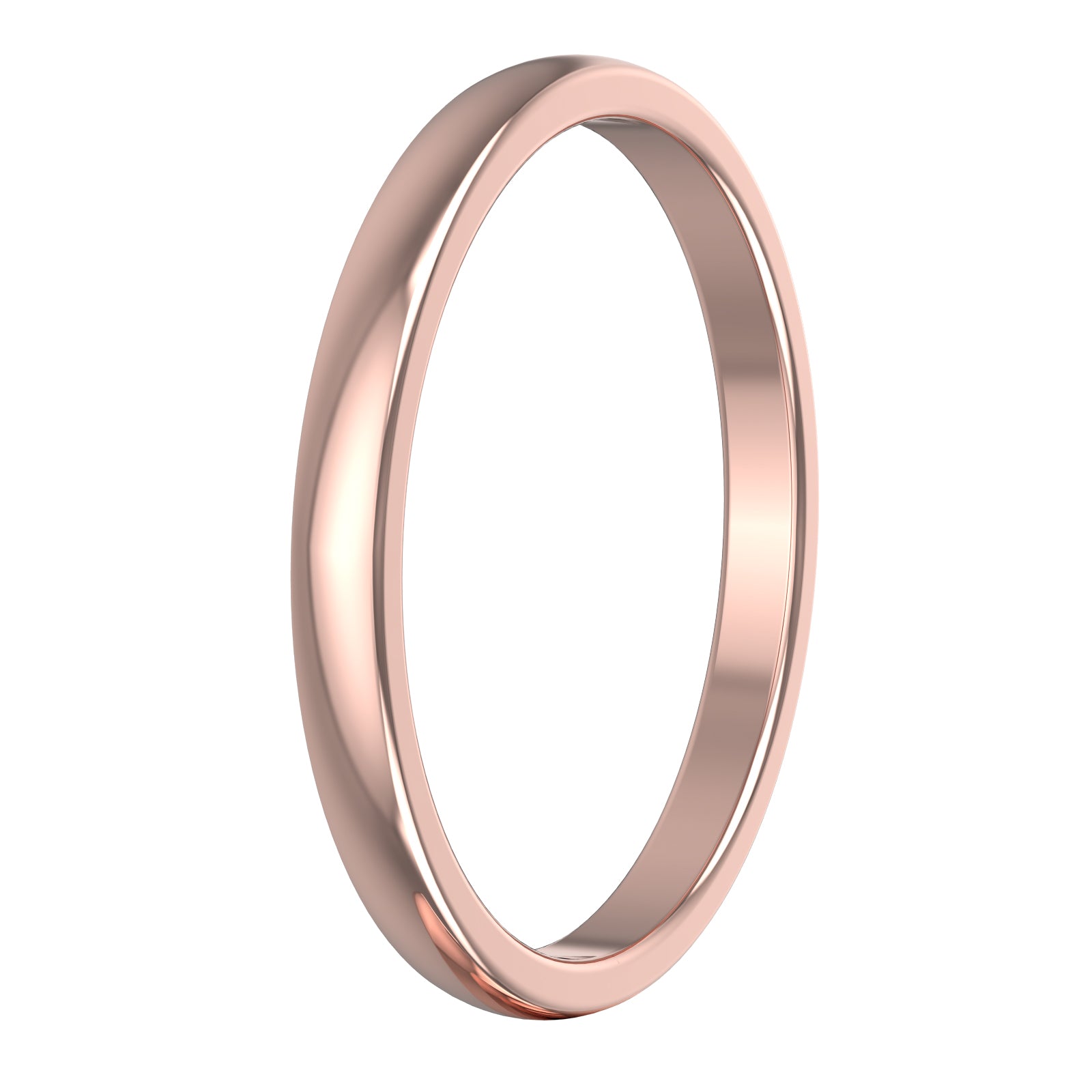 Domed Wedding Band