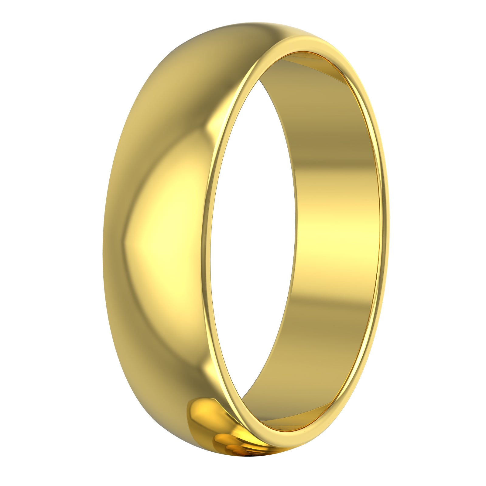 Domed Wedding Band