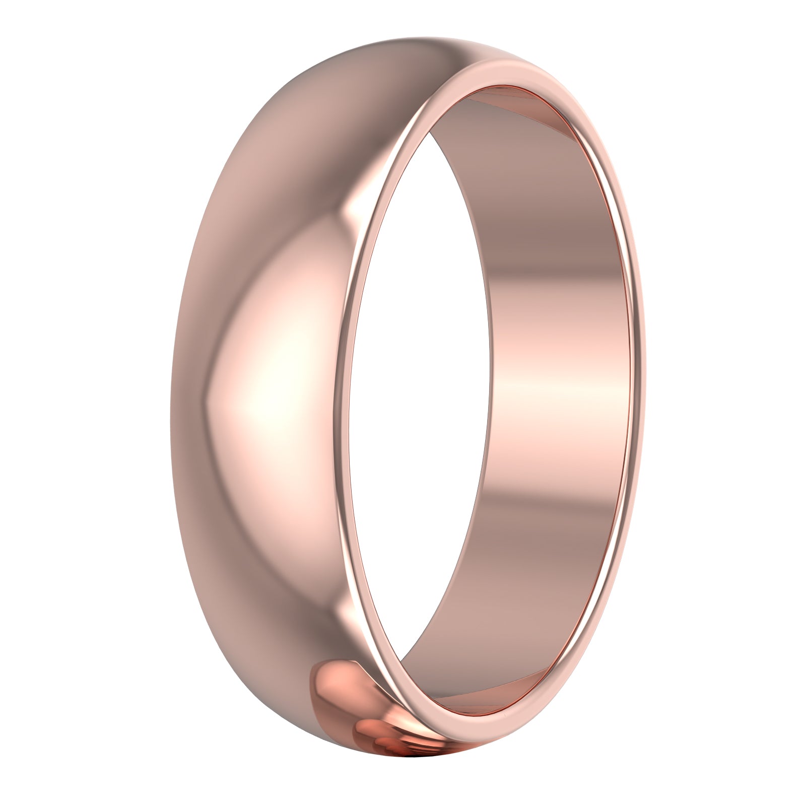 Domed Wedding Band