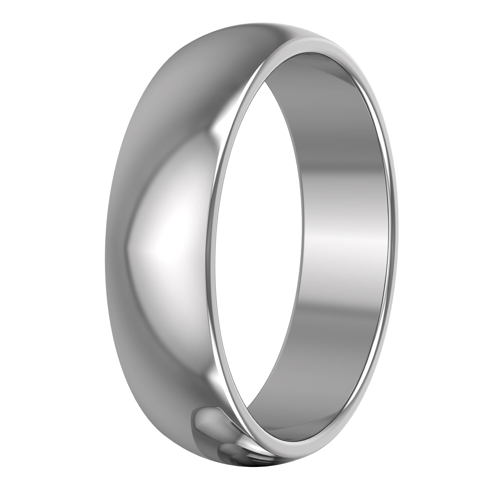Domed Wedding Band
