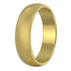 Domed Wedding Band