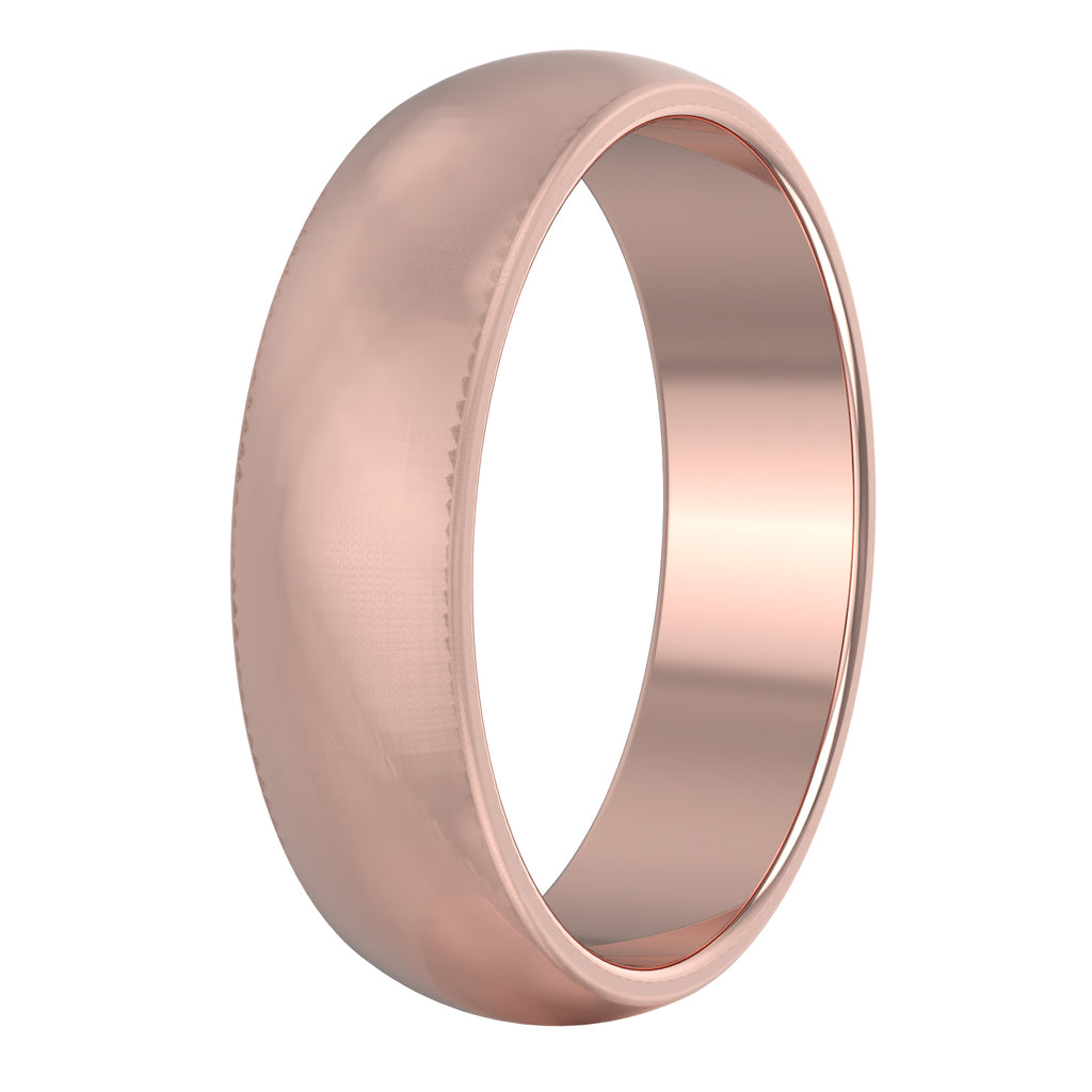 Domed Wedding Band