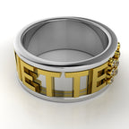 Orbing Name Ring - Build Your Own Ring
