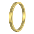 Flat Wedding Band