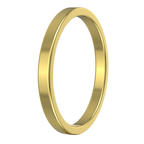 Flat Wedding Band