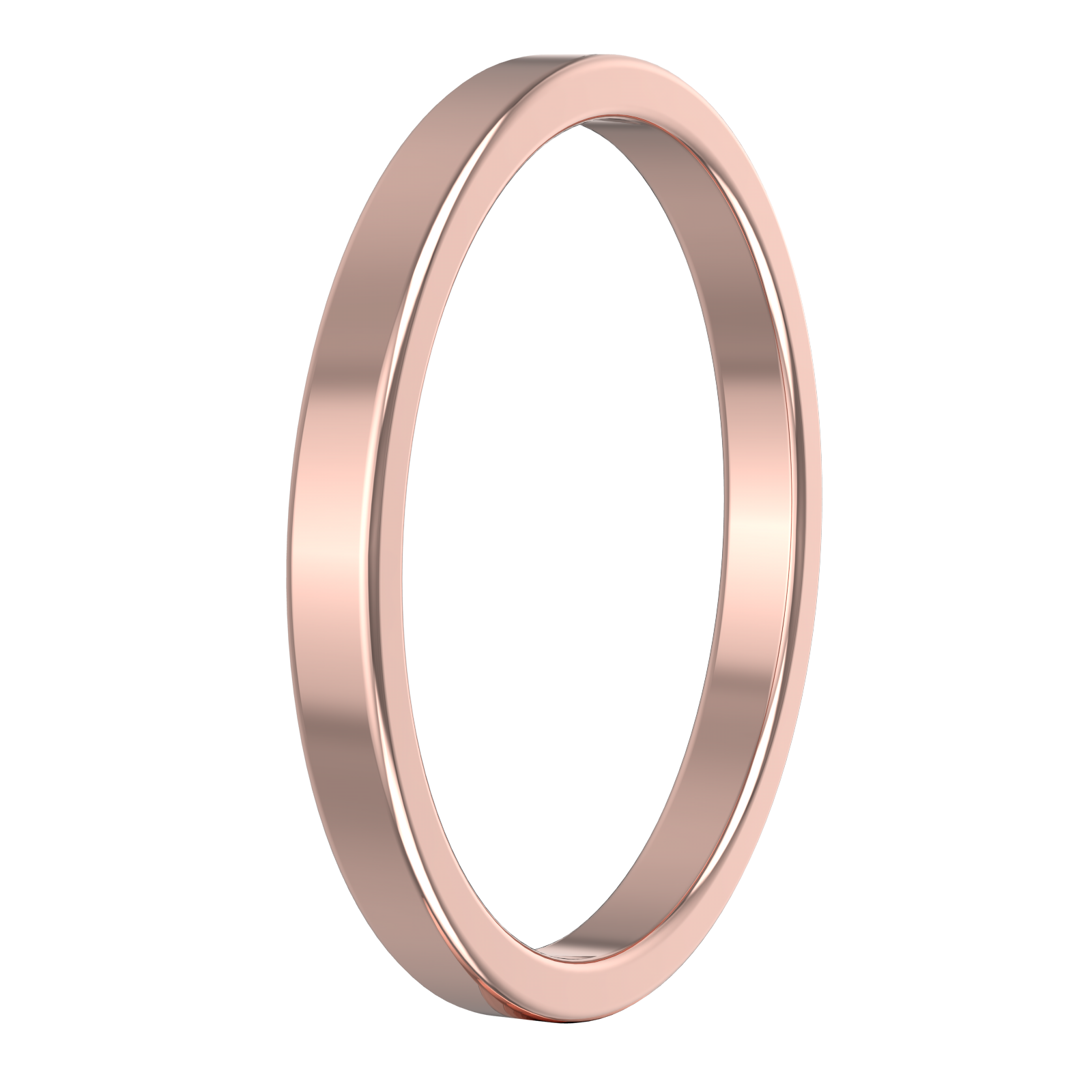 Flat Wedding Band
