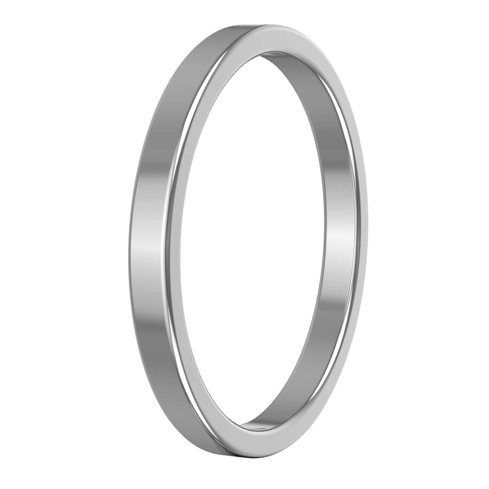 Flat Wedding Band