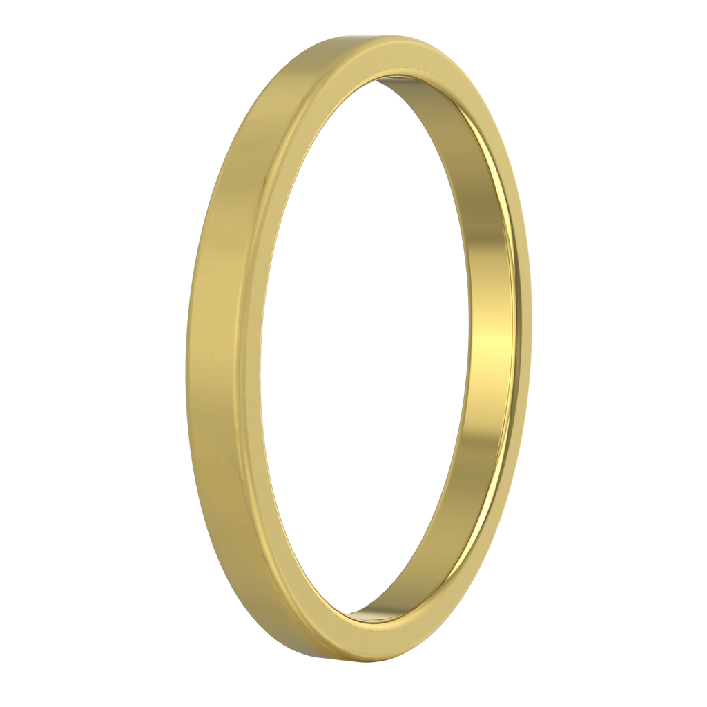 Flat Wedding Band