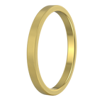 Flat Wedding Band