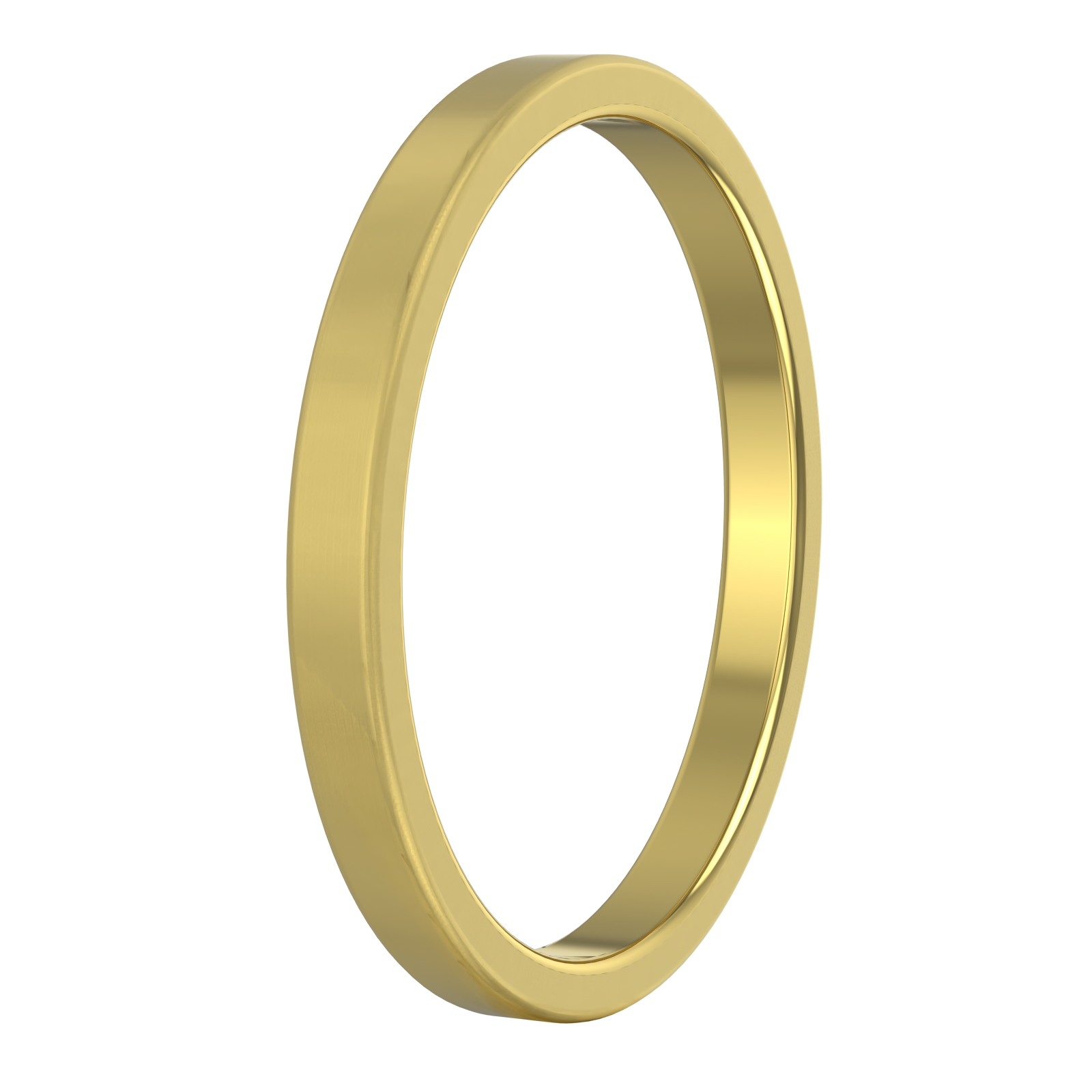 Flat Wedding Band