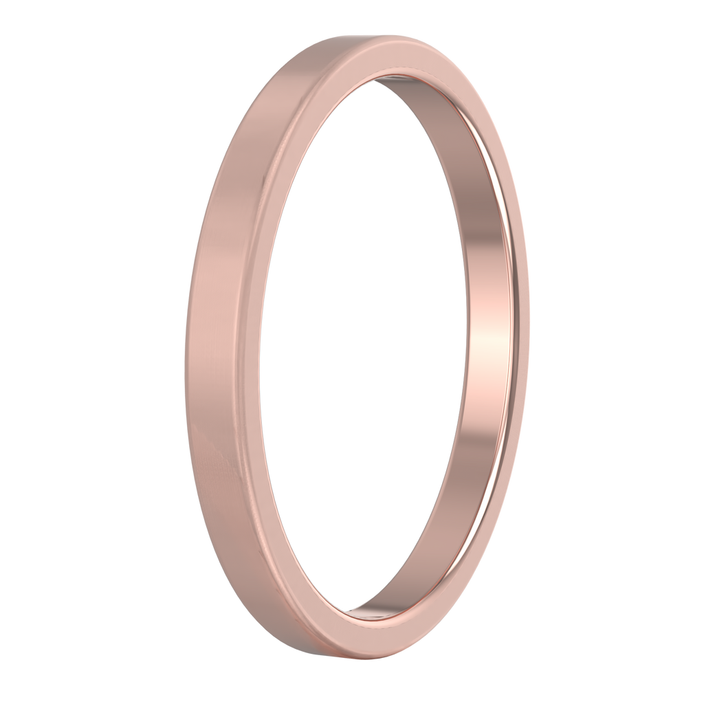 Flat Wedding Band