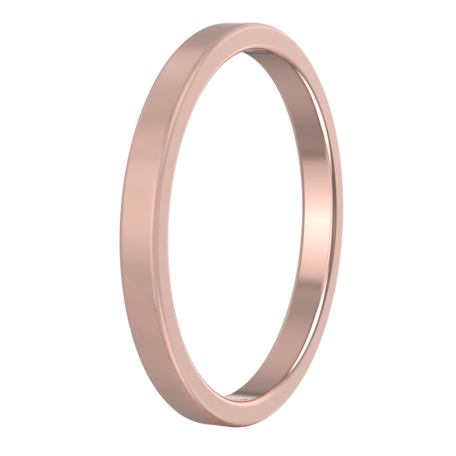 Flat Wedding Band