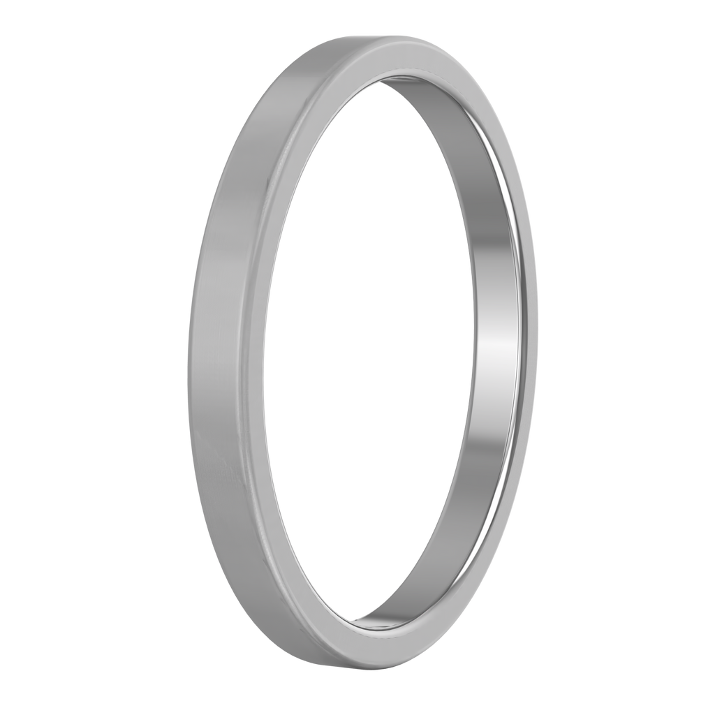 Flat Wedding Band
