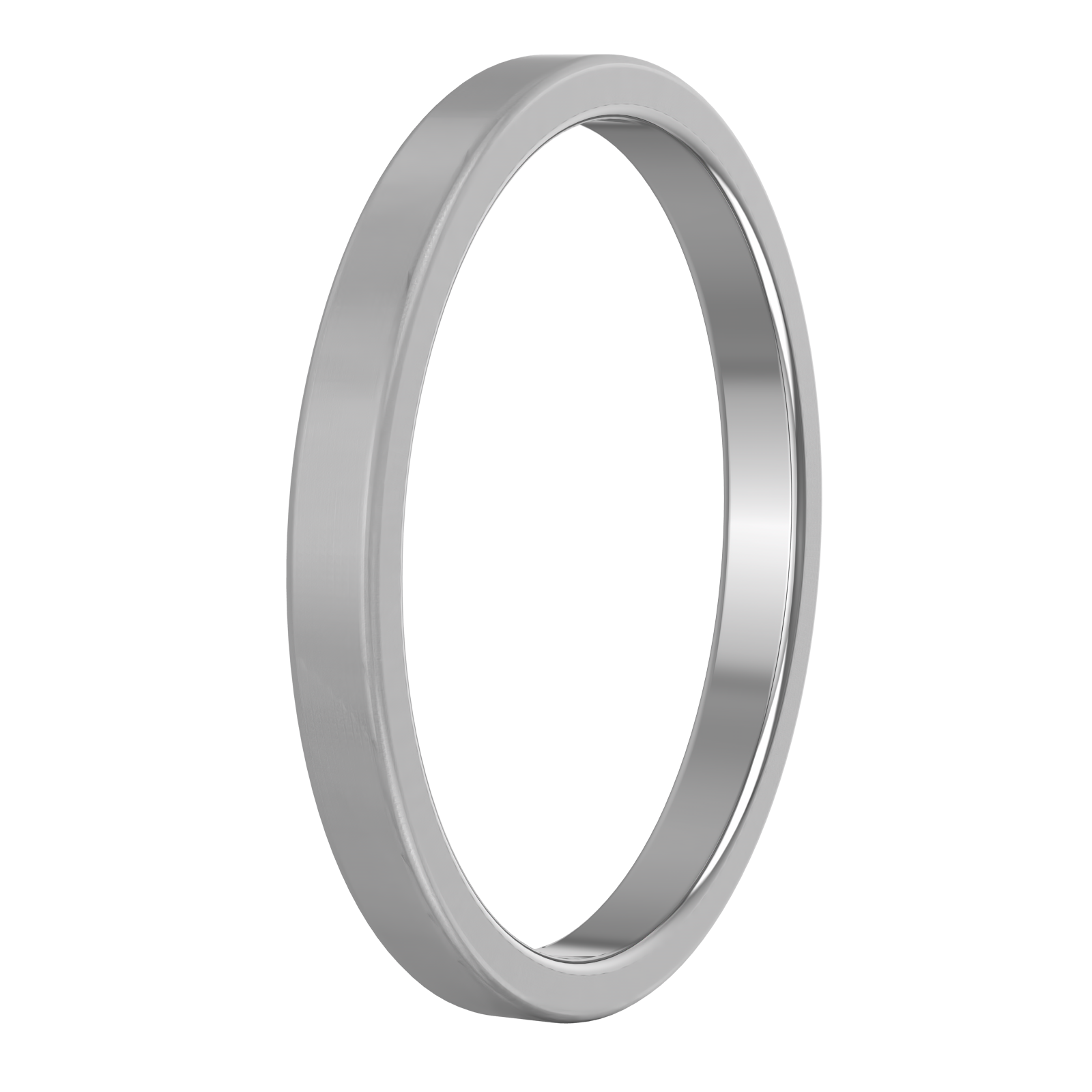 Flat Wedding Band