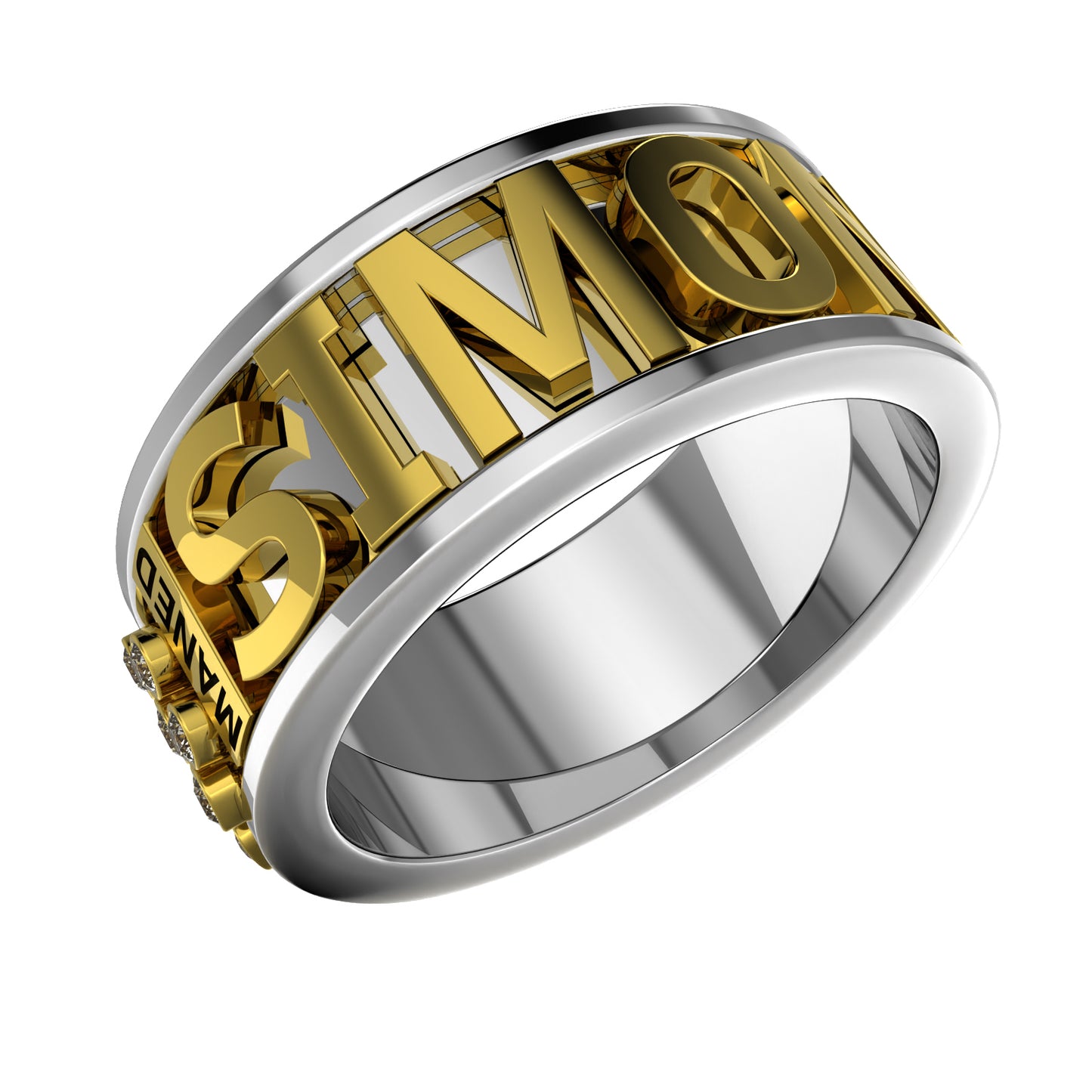 Orbing Name Ring - Build Your Own Ring
