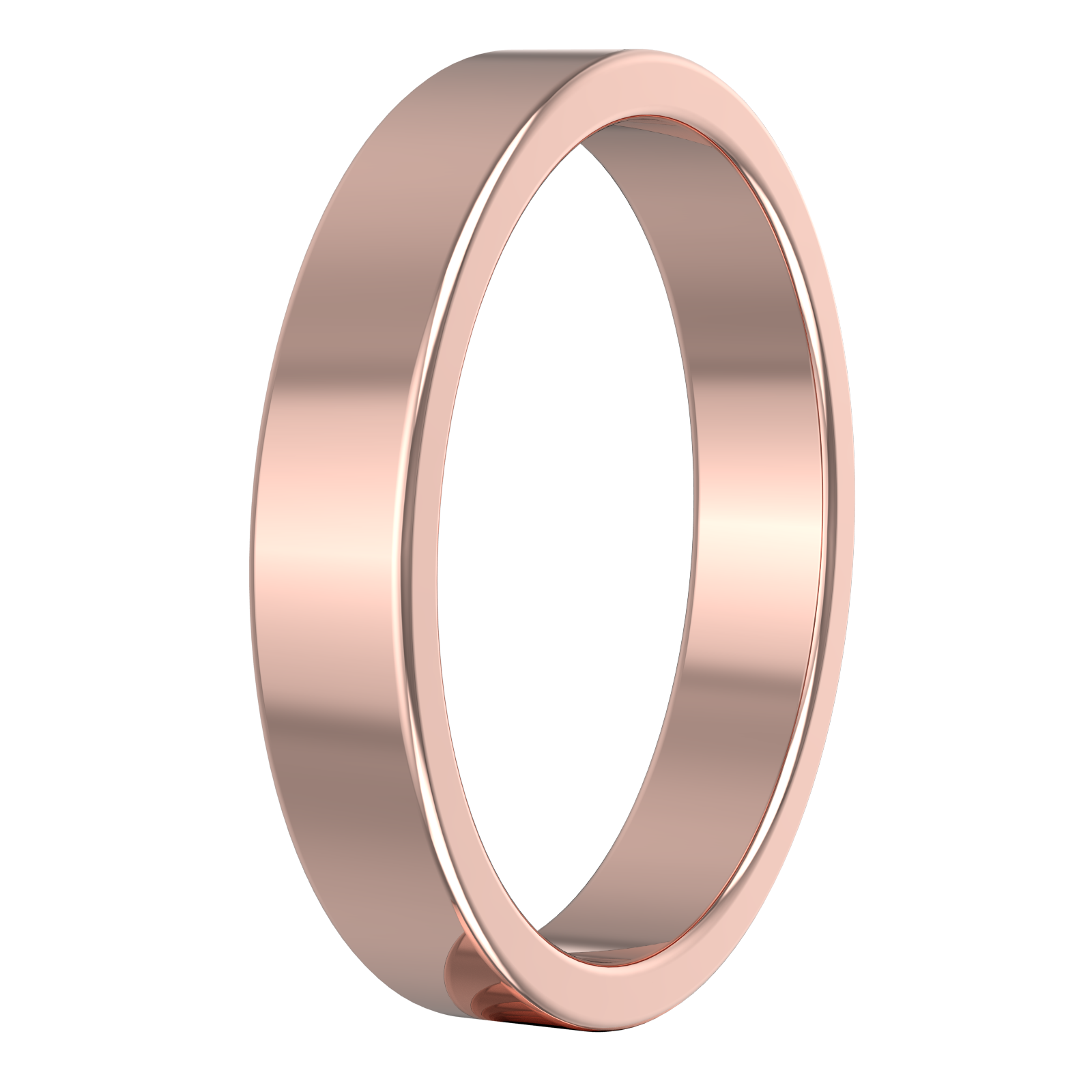 Flat Wedding Band