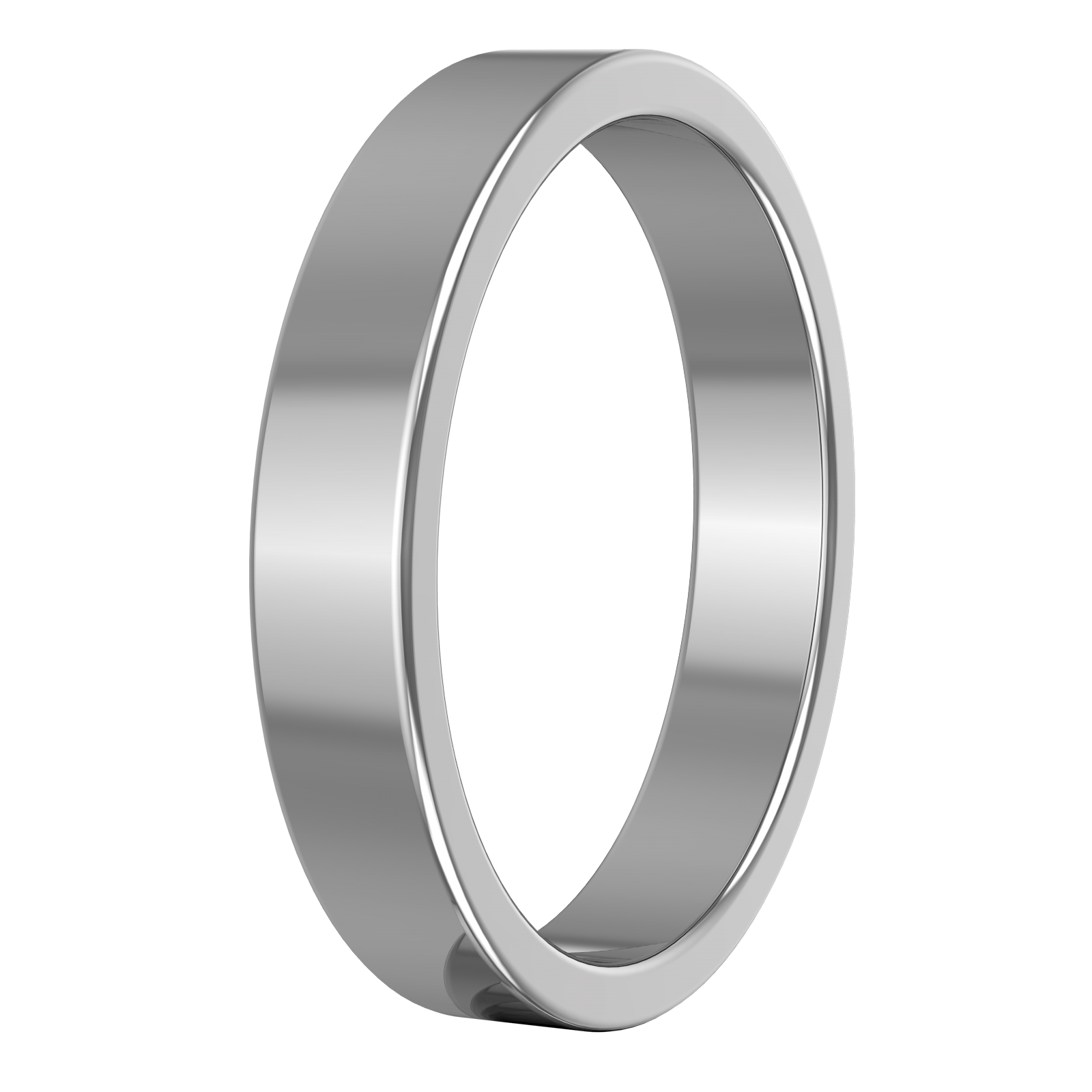 Flat Wedding Band