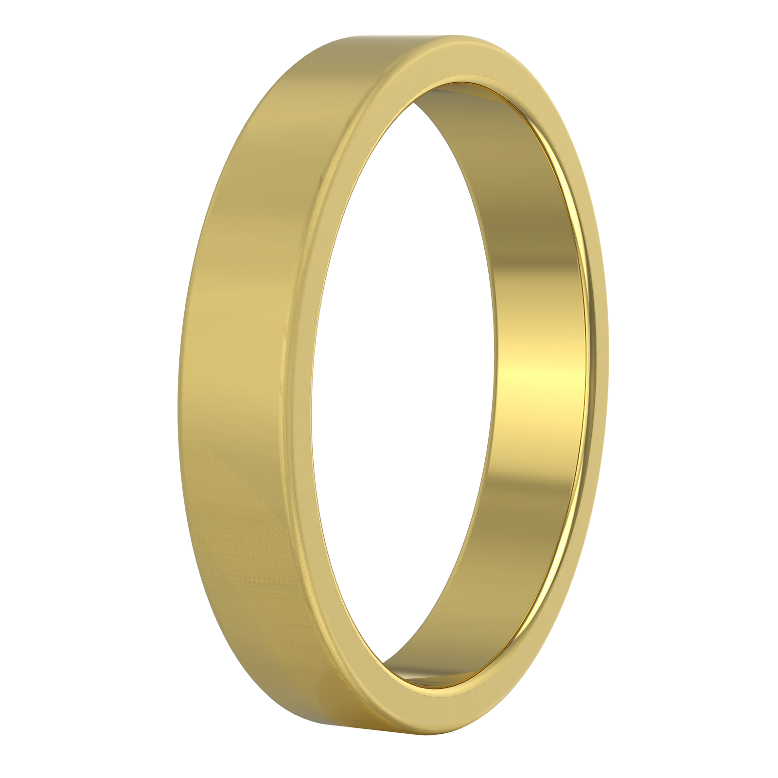 Flat Wedding Band