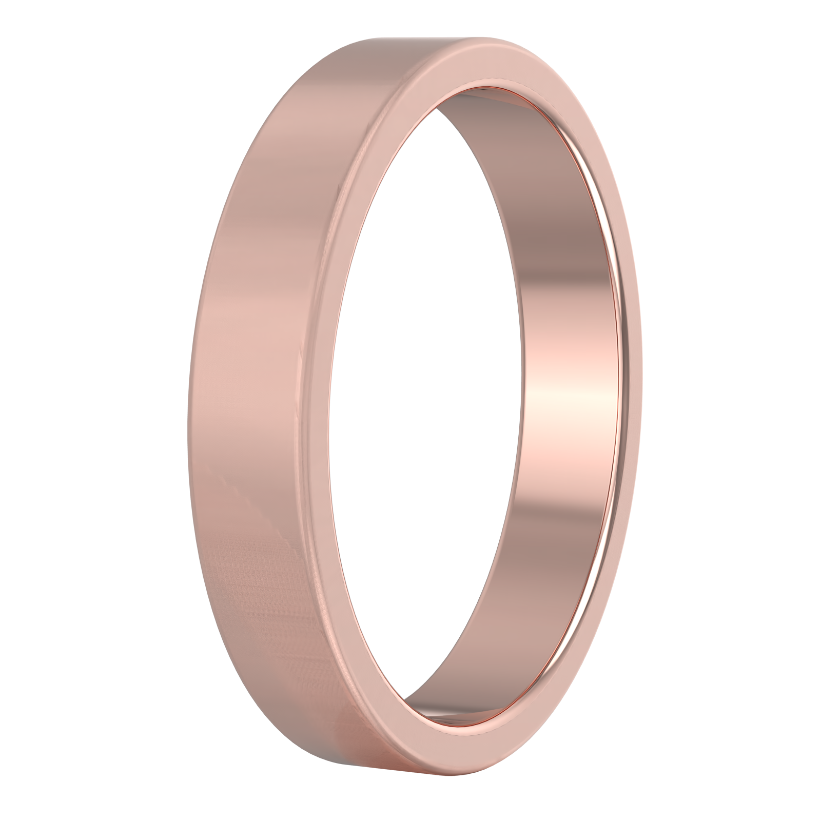 Flat Wedding Band