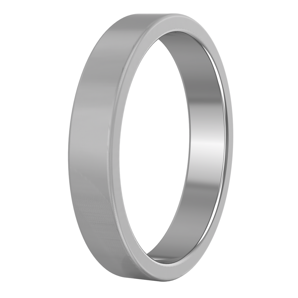 Flat Wedding Band