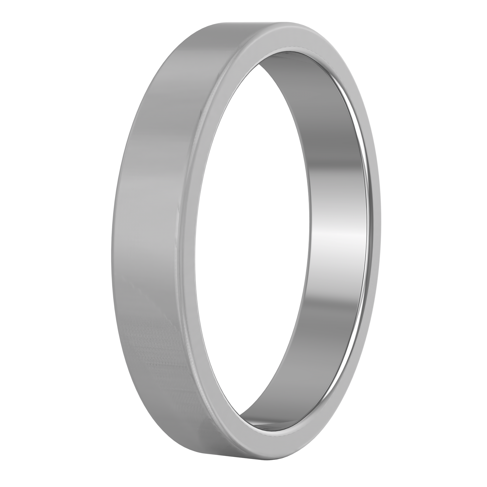 Flat Wedding Band