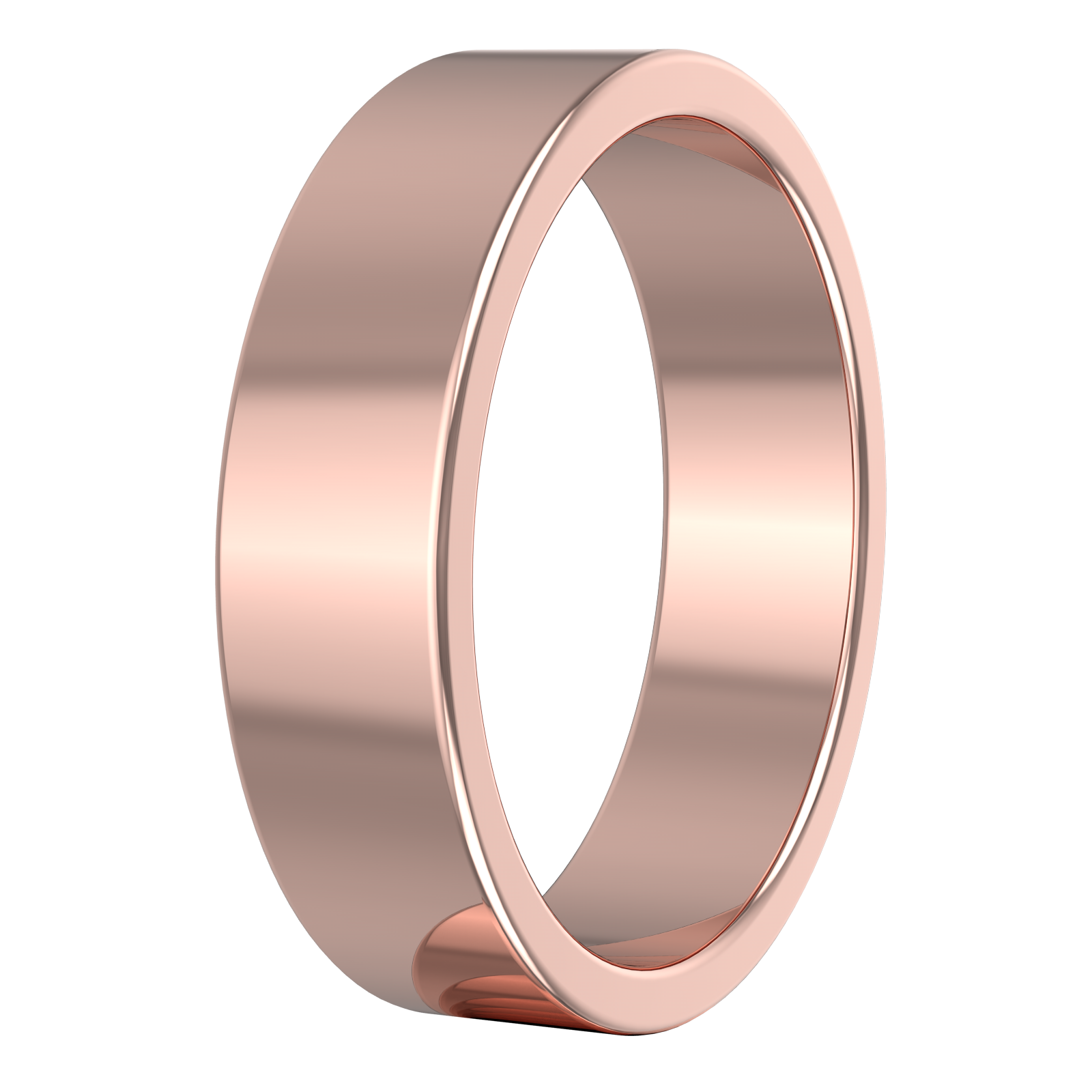 Flat Wedding Band