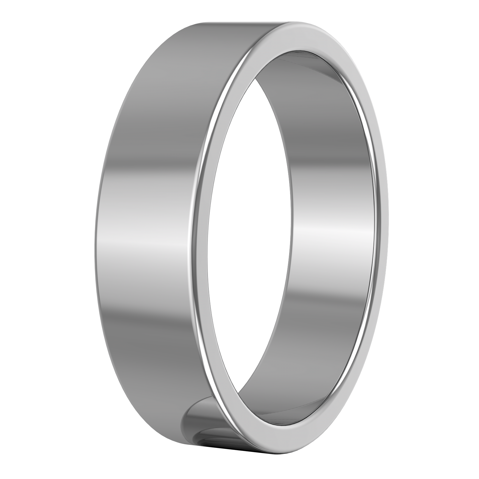 Flat Wedding Band