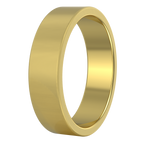 Flat Wedding Band
