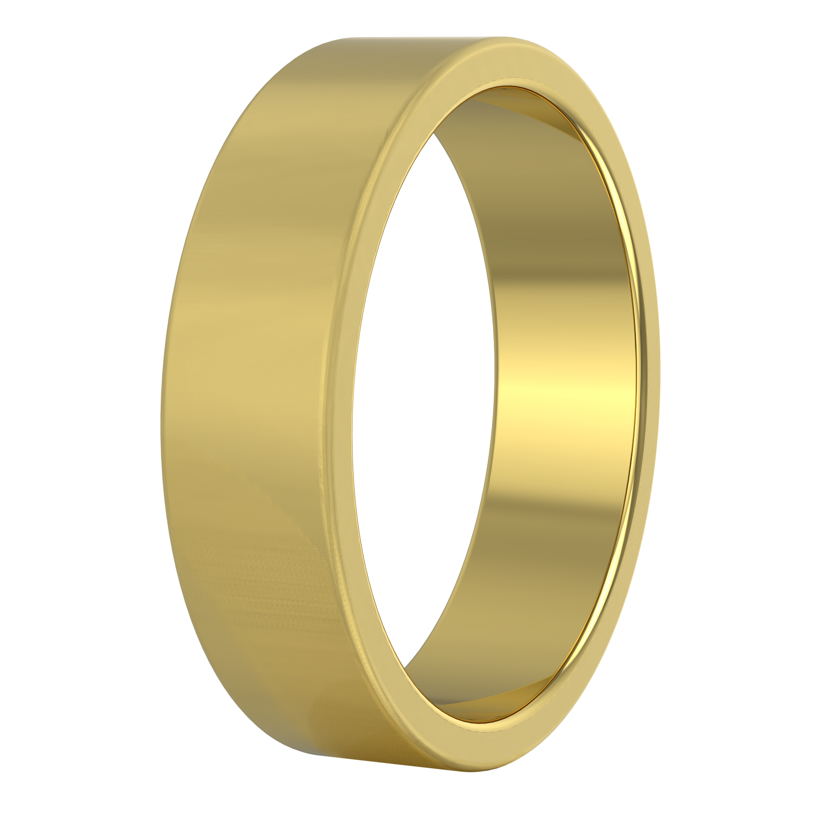 Flat Wedding Band