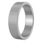 Flat Wedding Band