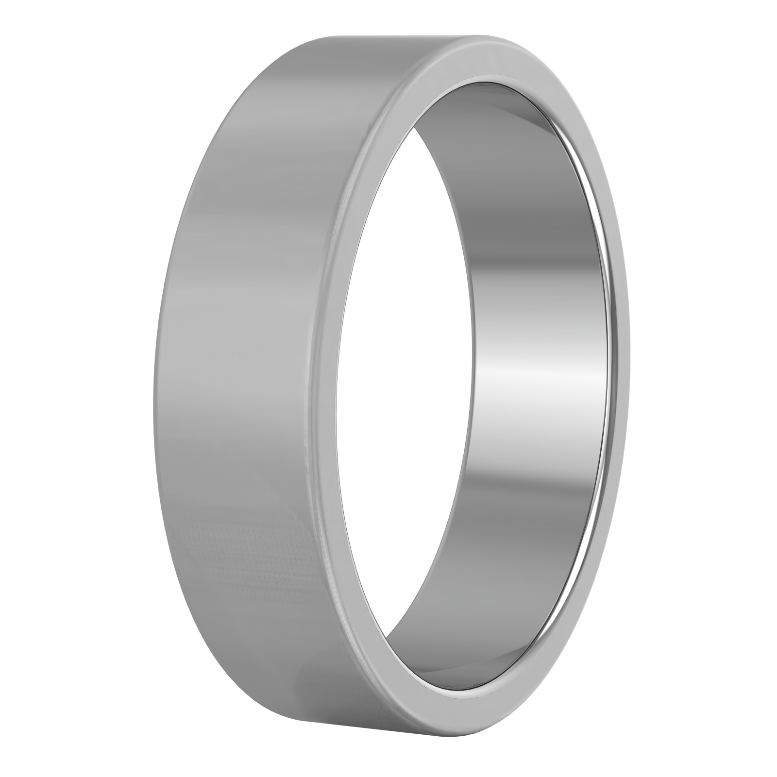 Flat Wedding Band