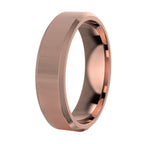 Beveled Edges Wedding Band