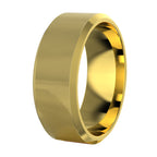 Beveled Edges Wedding Band