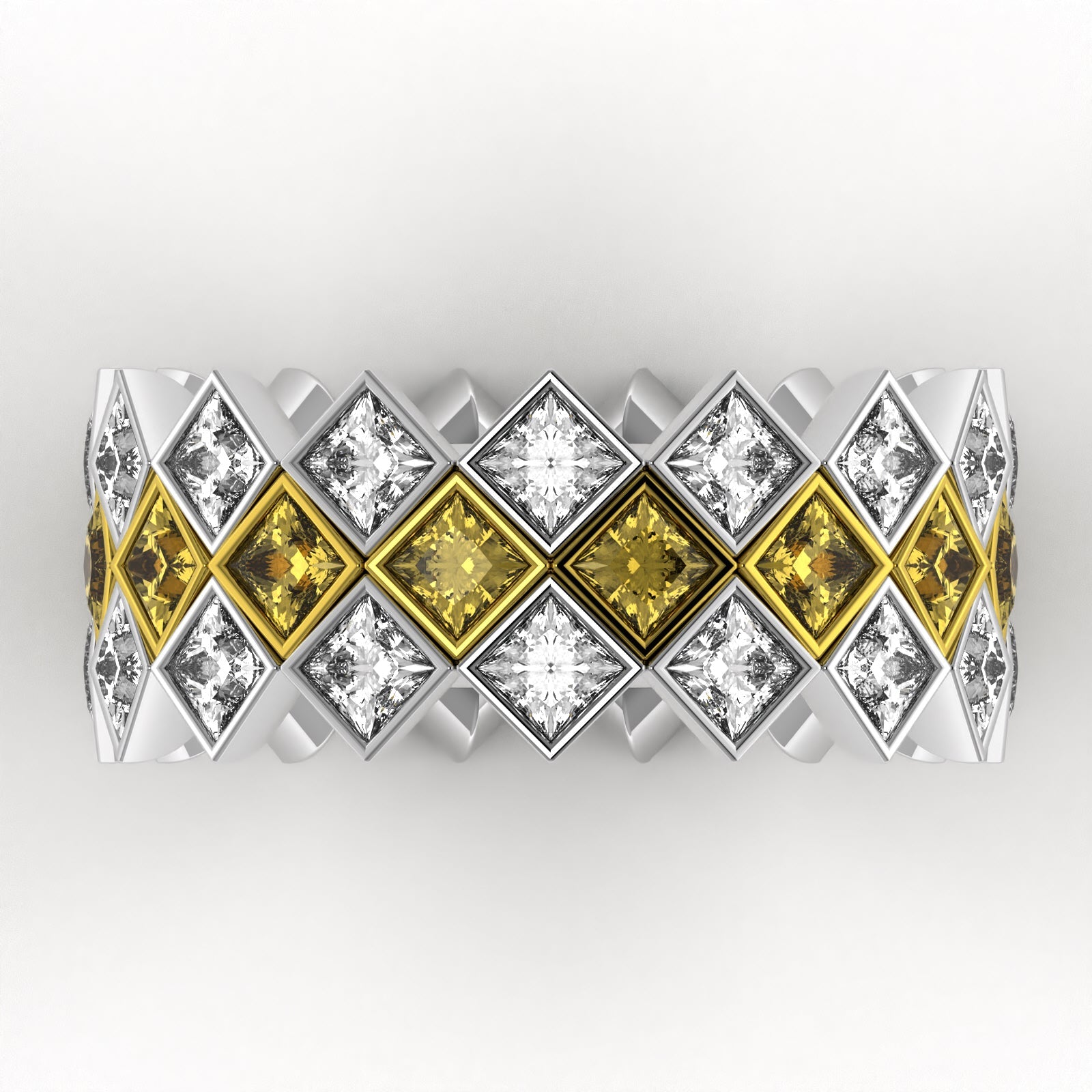 The Mingled Princesses - Single Eternity - 18K / Platinum