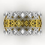 The Mingled Princesses - Set of 3 Rings - 18K / Platinum