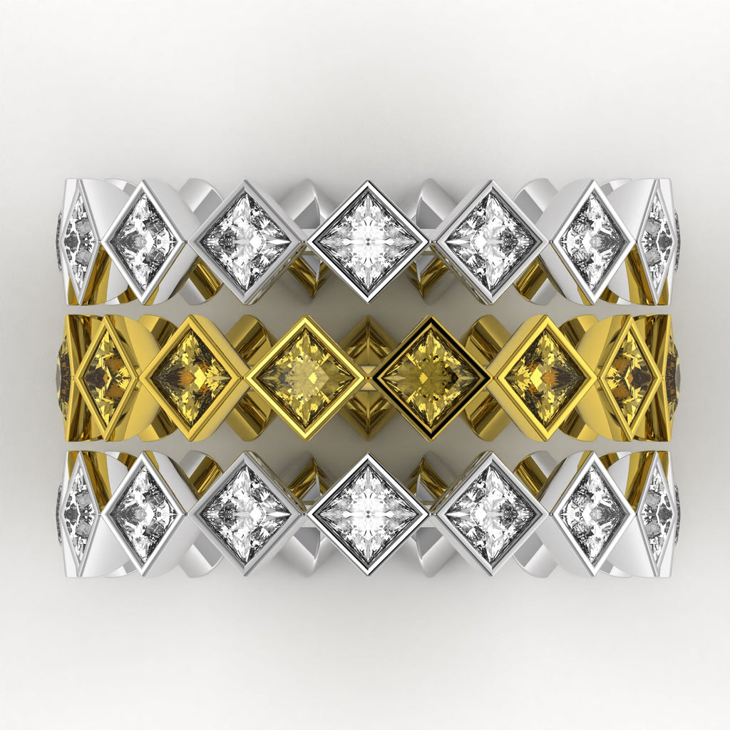 The Mingled Princesses - Single Eternity - 18K / Platinum