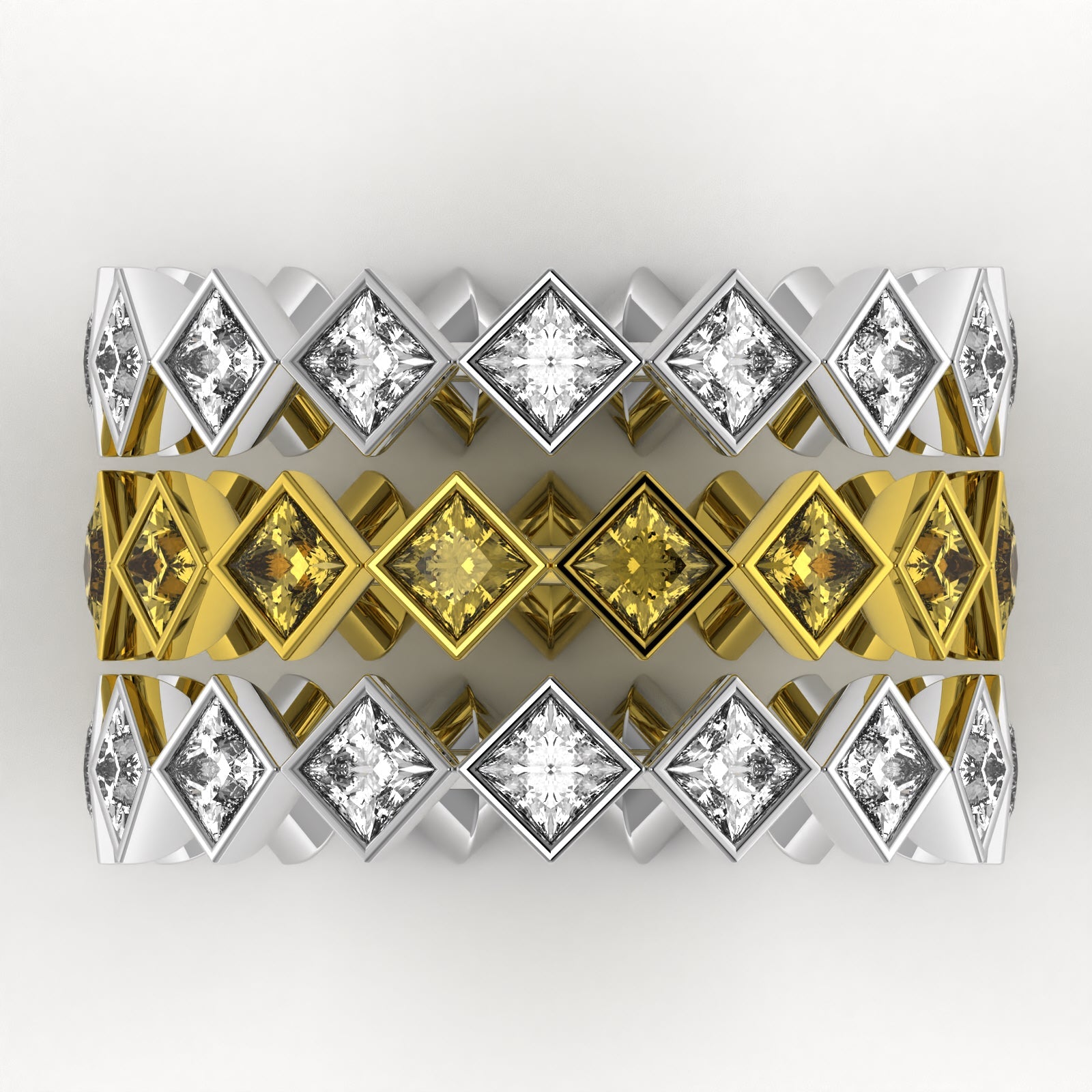 The Mingled Princesses - Single Eternity - 18K / Platinum