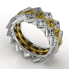 The Mingled Princesses - Set of 3 Rings - 18K / Platinum