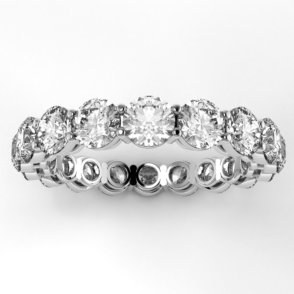 Round Diamonds Eternity Band