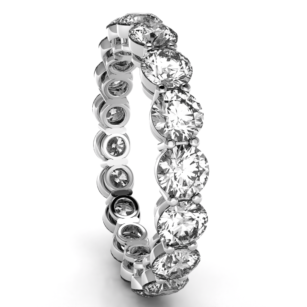 Round Diamonds Eternity Band