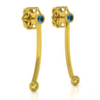 The Mingled Earrings - Double Rounds - 18K / Platinum