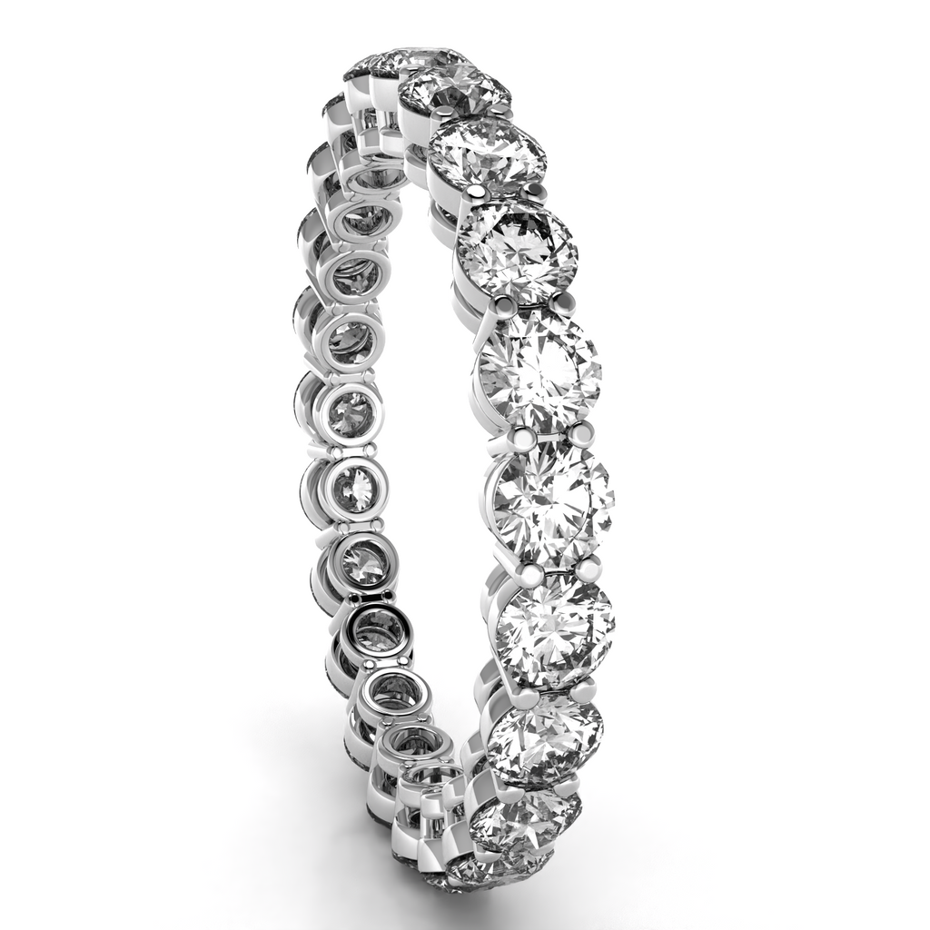 Round Diamonds Eternity Band