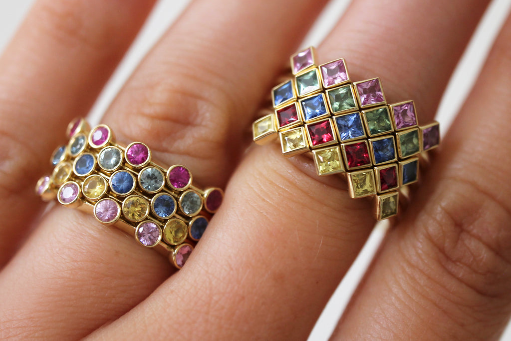 The Mingled Rounds - 18K / Platinum
