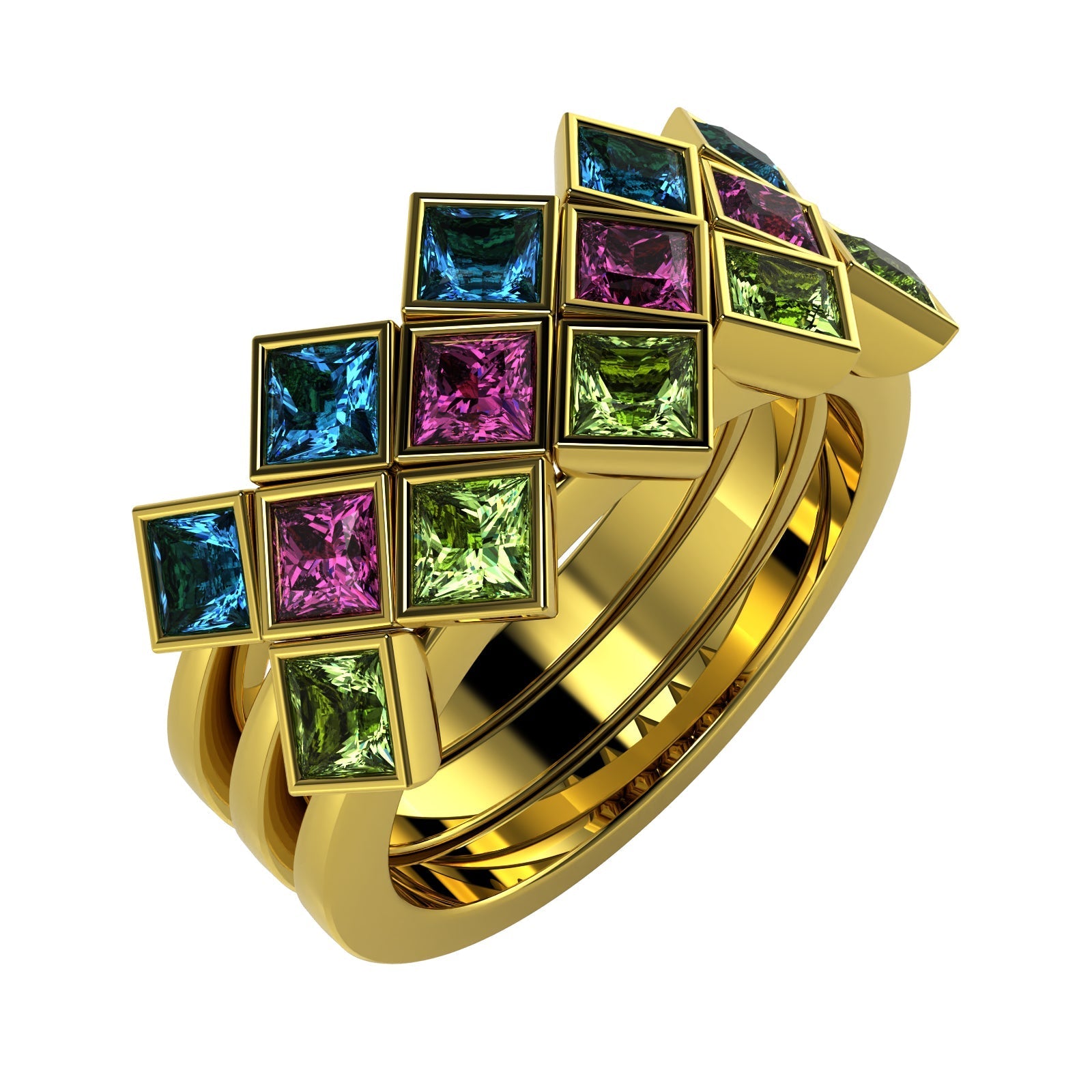 The Mingled Princesses - 18K / Platinum