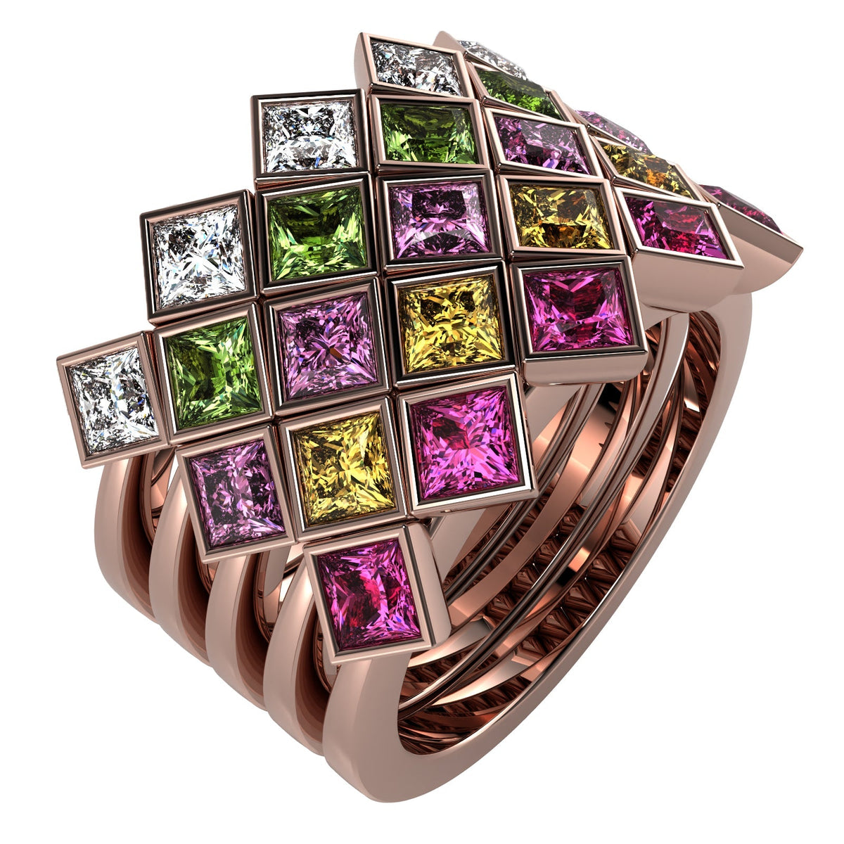 The Mingled Princesses - 18K / Platinum