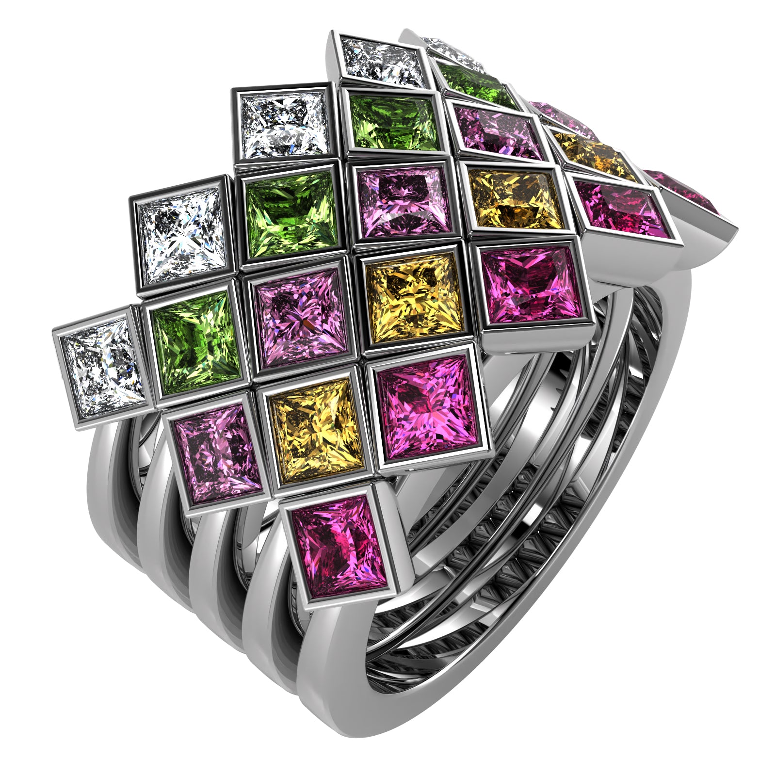 The Mingled Princesses - 18K / Platinum